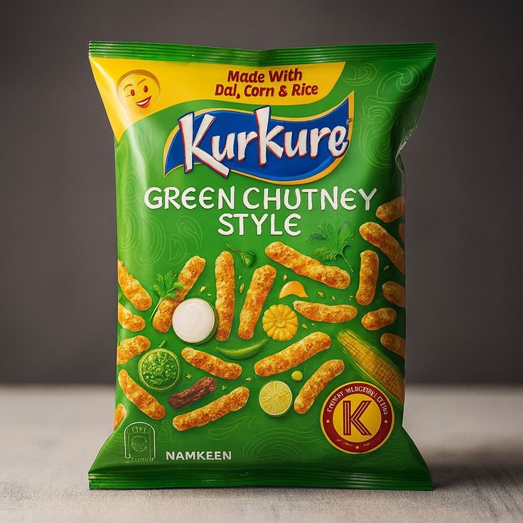 Kurkure Green Chutney Style – Tangy & Spicy Crunchy Snack