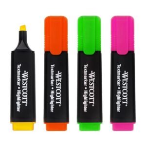 5 Colour Highlighter Set – Bright & Smooth Marking